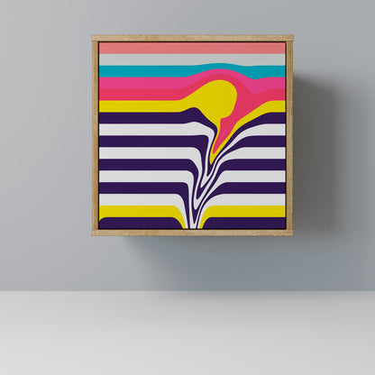 TONE COLLAPSE 1-Door Sideboard in Oak Effect