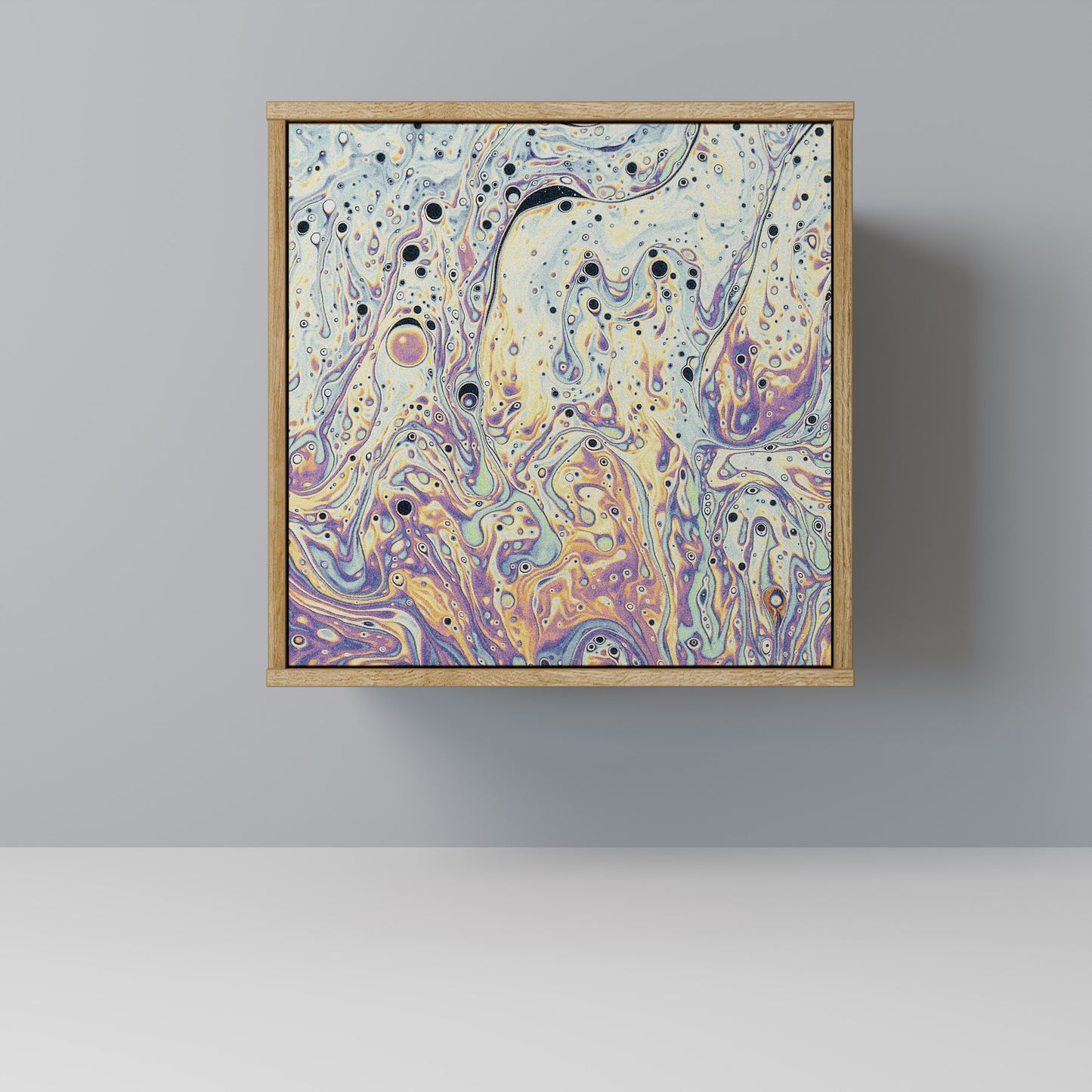 MOSAIC OF COLORS 1-Door Sideboard in Oak Effect