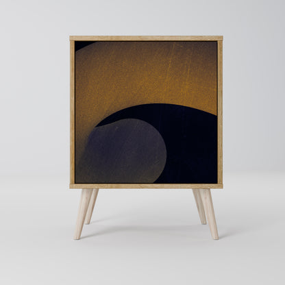 HOLLOW TIME 1-Door Sideboard in Oak Effect