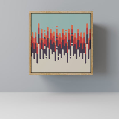 CHROMA CONTOURS 1-Door Sideboard in Oak Effect