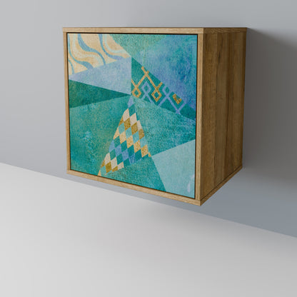 SPECTRUM SPLENDOR 1-Door Sideboard in Oak Effect