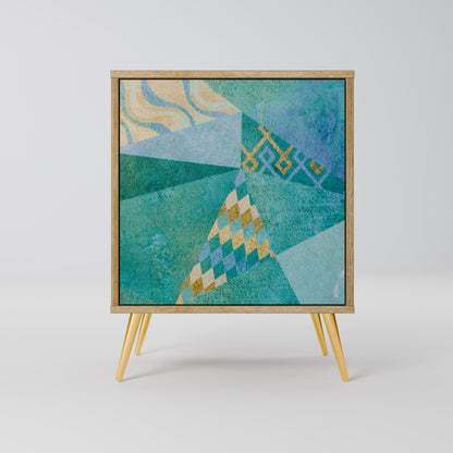 SPECTRUM SPLENDOR 1-Door Sideboard in Oak Effect