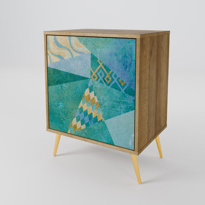 SPECTRUM SPLENDOR 1-Door Sideboard in Oak Effect