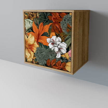 RADIANT FLORA 1-Door Sideboard in Oak Effect