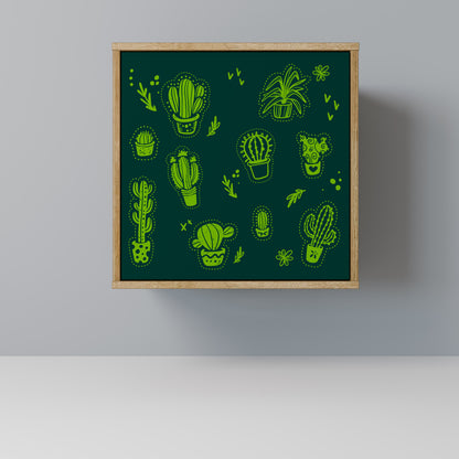 DESERT GREEN Madia a 1 anta effetto rovere