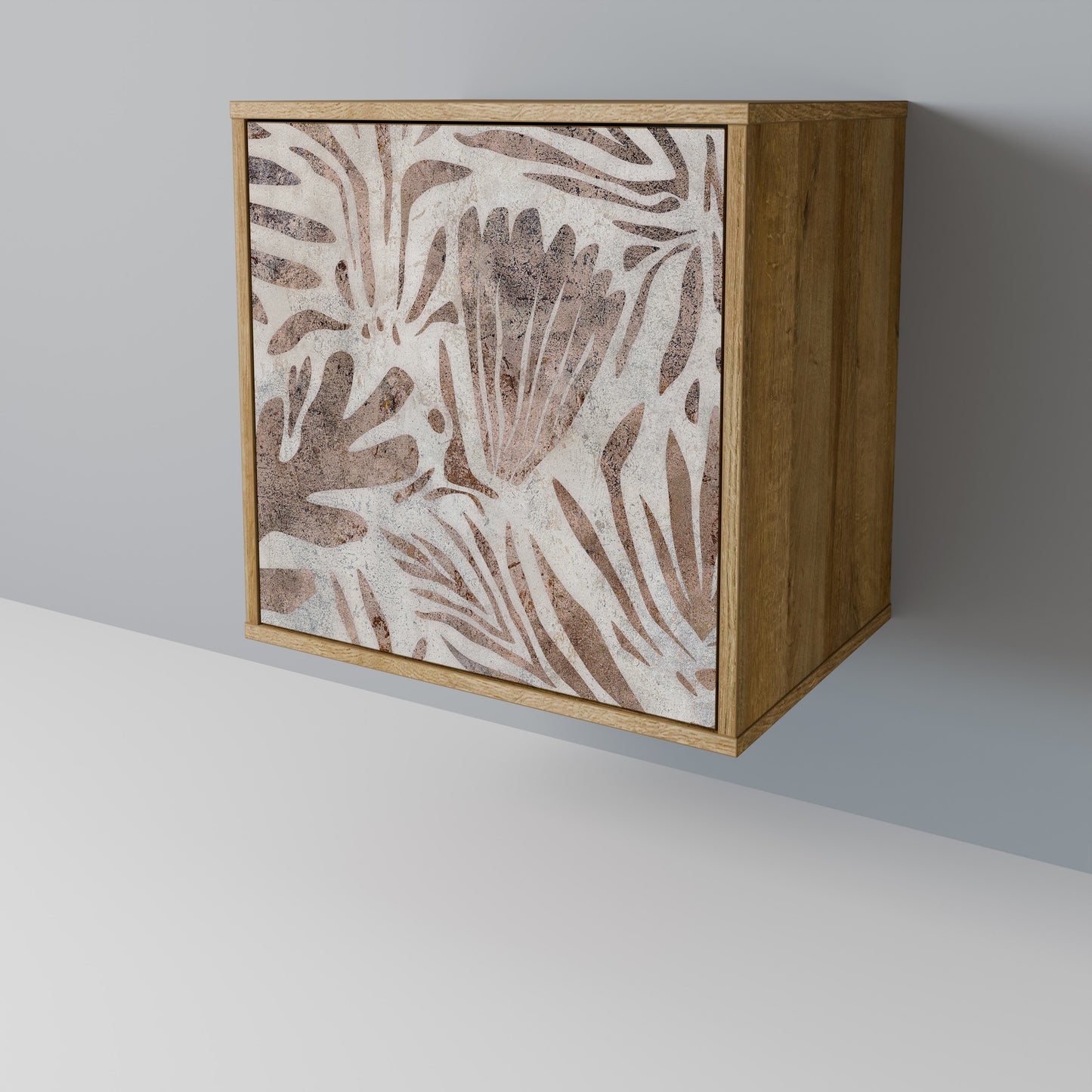 PASSING TIME Madia a 1 anta effetto rovere