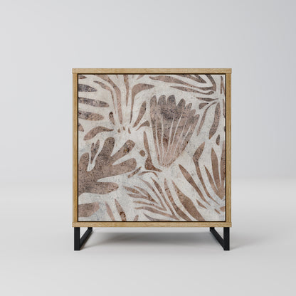 PASSING TIME Madia a 1 anta effetto rovere