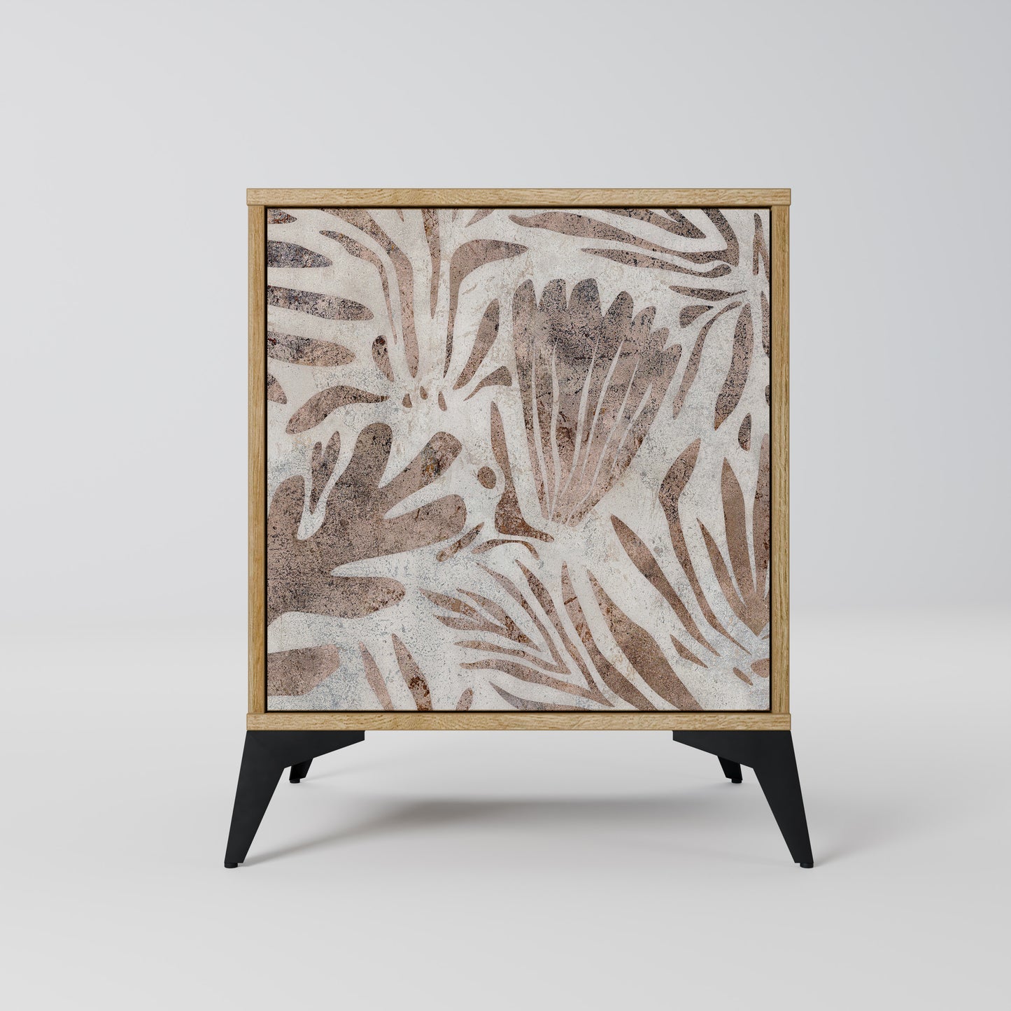 PASSING TIME Madia a 1 anta effetto rovere