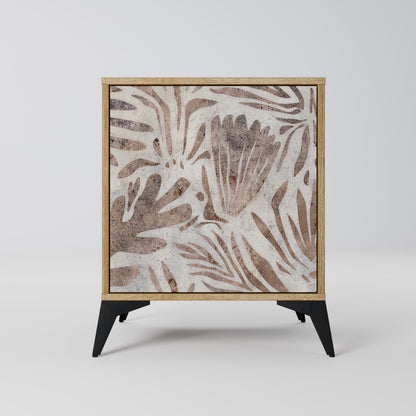 PASSING TIME Madia a 1 anta effetto rovere