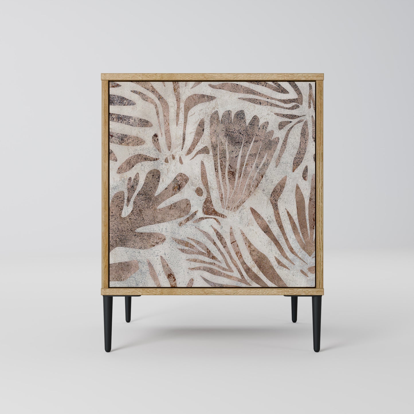 PASSING TIME Madia a 1 anta effetto rovere