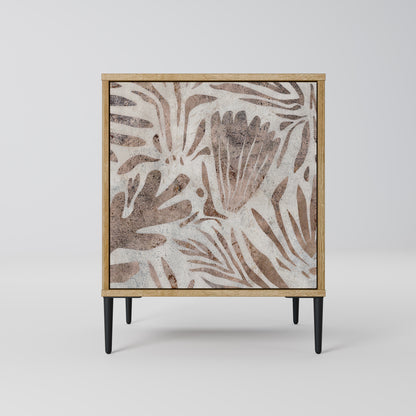 PASSING TIME Madia a 1 anta effetto rovere