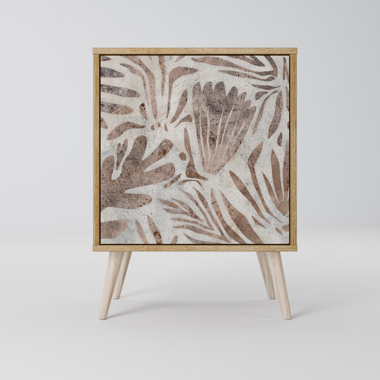 PASSING TIME Madia a 1 anta effetto rovere