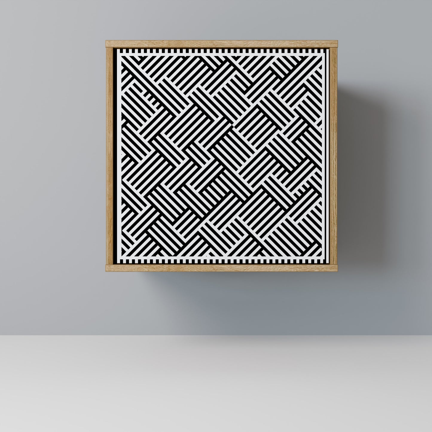 TEMPORARY SEQUENCE Madia a 1 anta effetto rovere