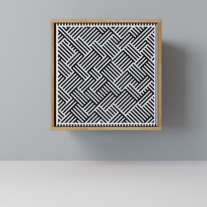 TEMPORARY SEQUENCE Madia a 1 anta effetto rovere