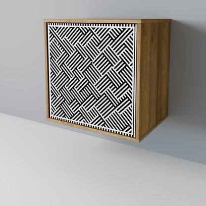 TEMPORARY SEQUENCE Madia a 1 anta effetto rovere