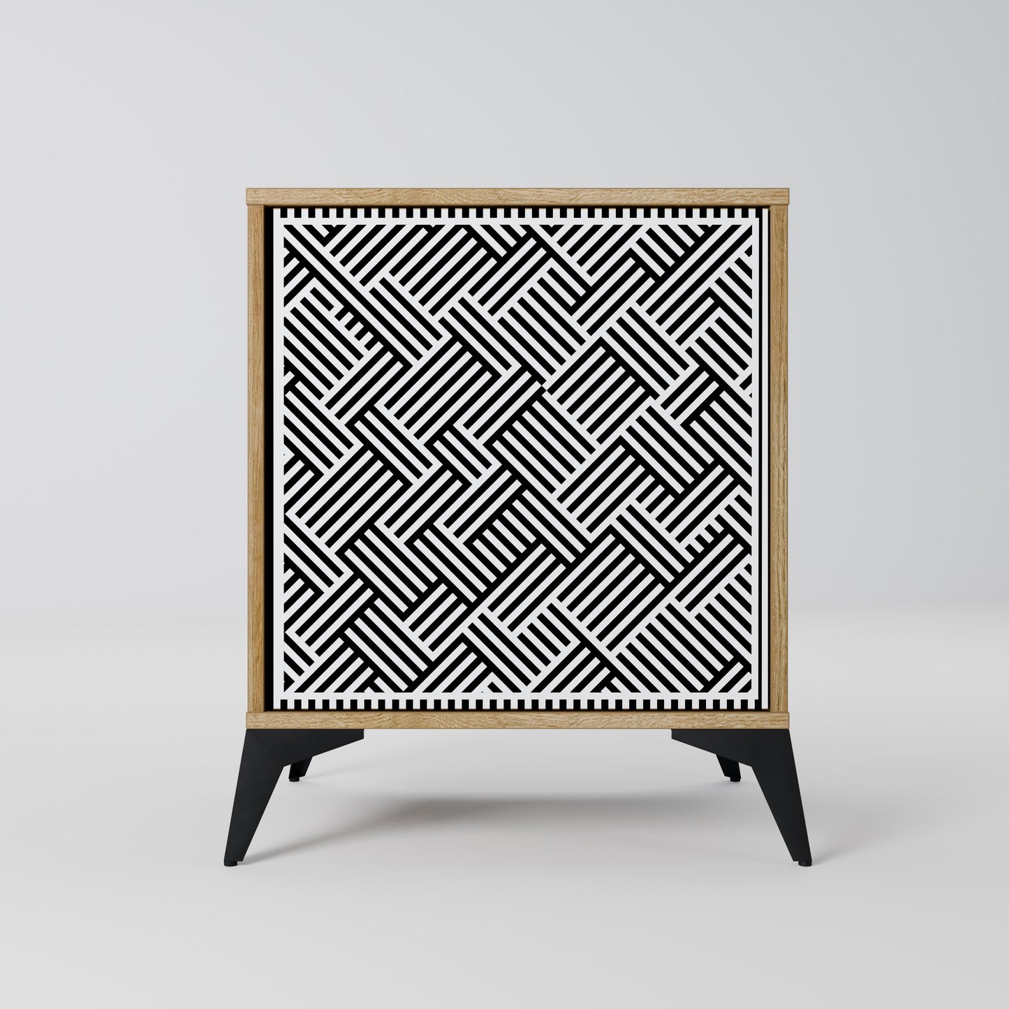 TEMPORARY SEQUENCE Madia a 1 anta effetto rovere