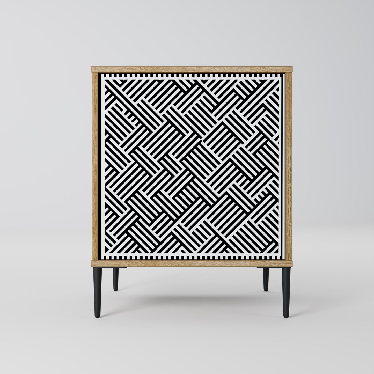 TEMPORARY SEQUENCE Madia a 1 anta effetto rovere