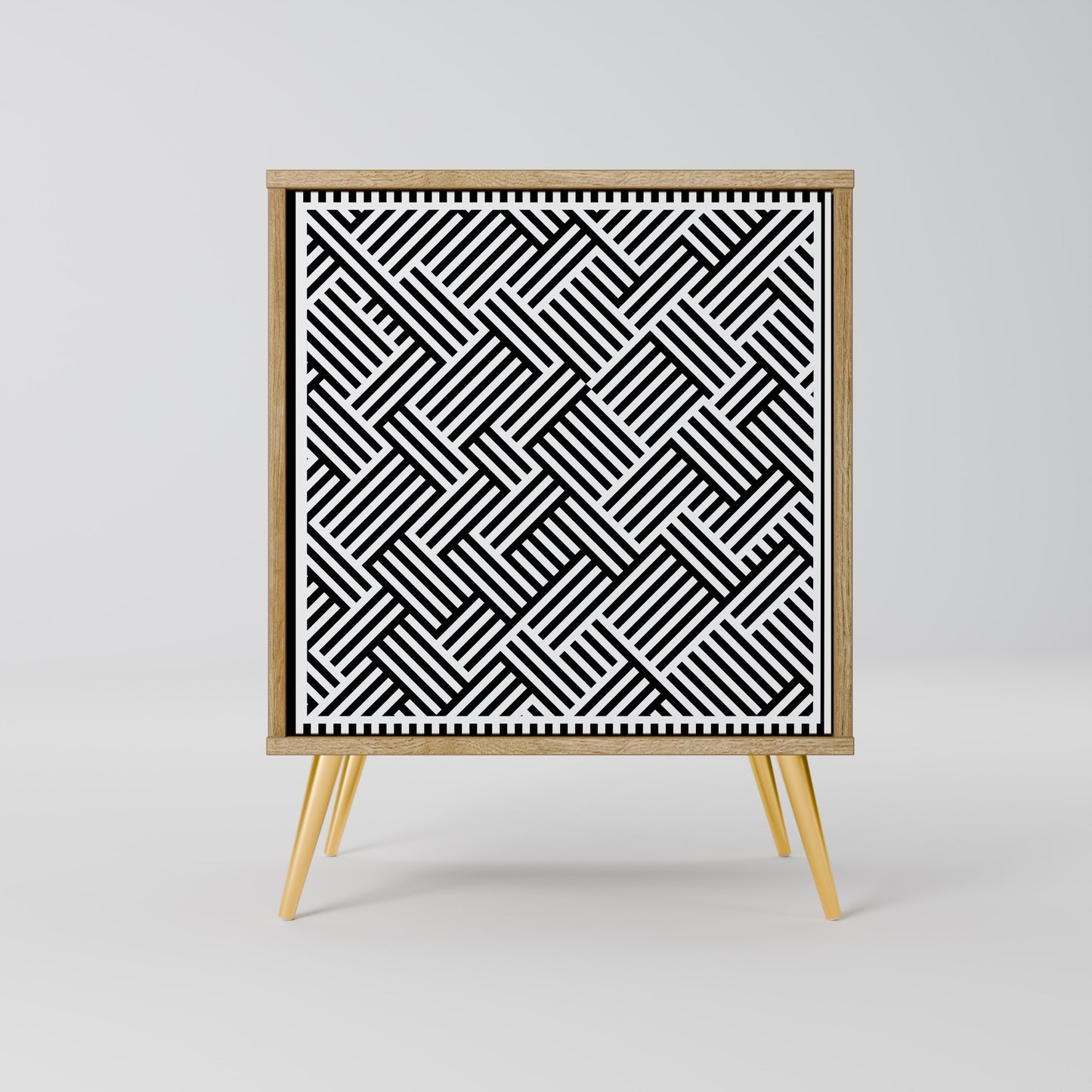 TEMPORARY SEQUENCE Madia a 1 anta effetto rovere