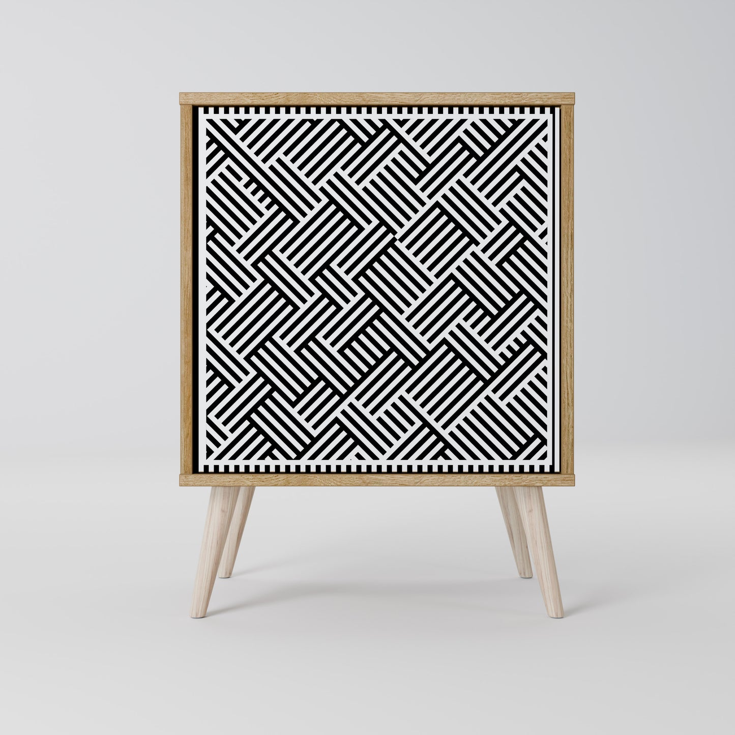 TEMPORARY SEQUENCE Madia a 1 anta effetto rovere