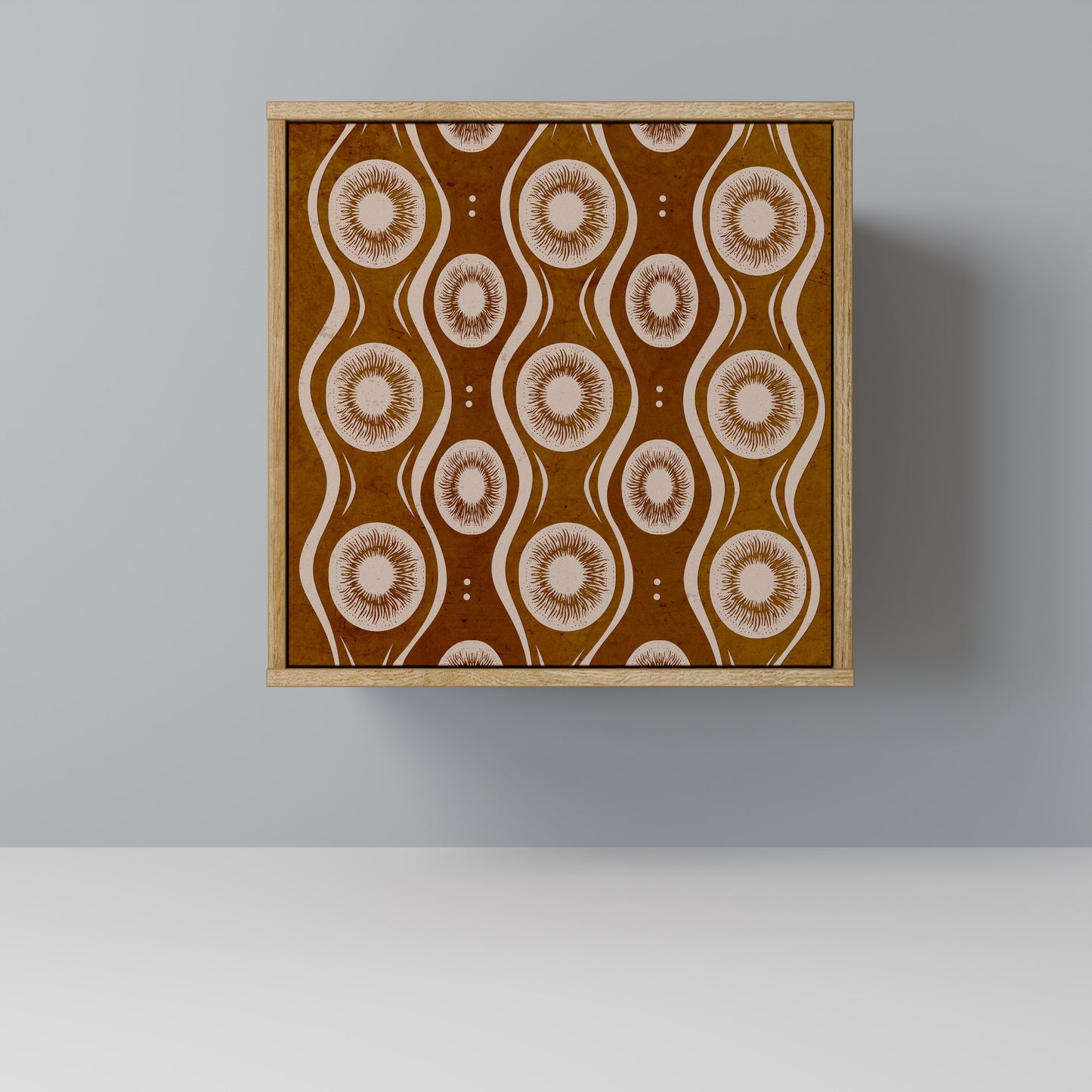 BROWN EYES Madia a 1 anta effetto rovere