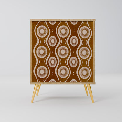 BROWN EYES Madia a 1 anta effetto rovere