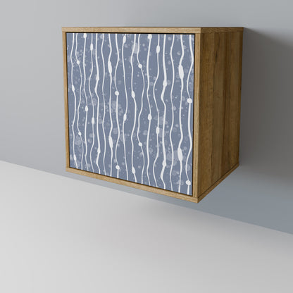 GRAPHITE RAIN Madia a 1 anta effetto rovere