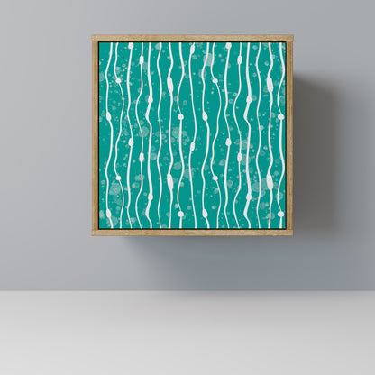 TURQUOISE RAIN Madia a 1 anta effetto rovere