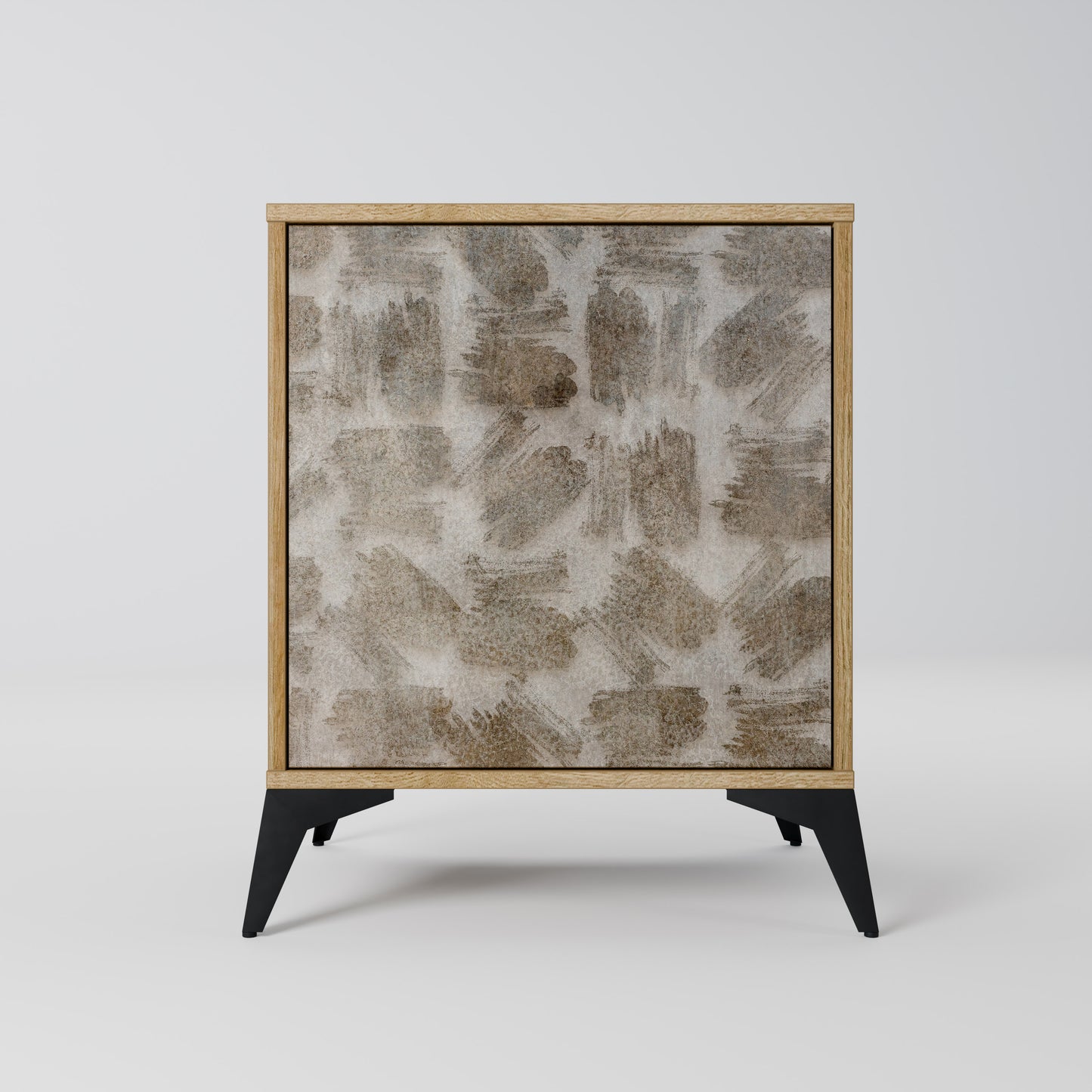 SLIGHTLY BLURRED Madia a 1 anta effetto rovere