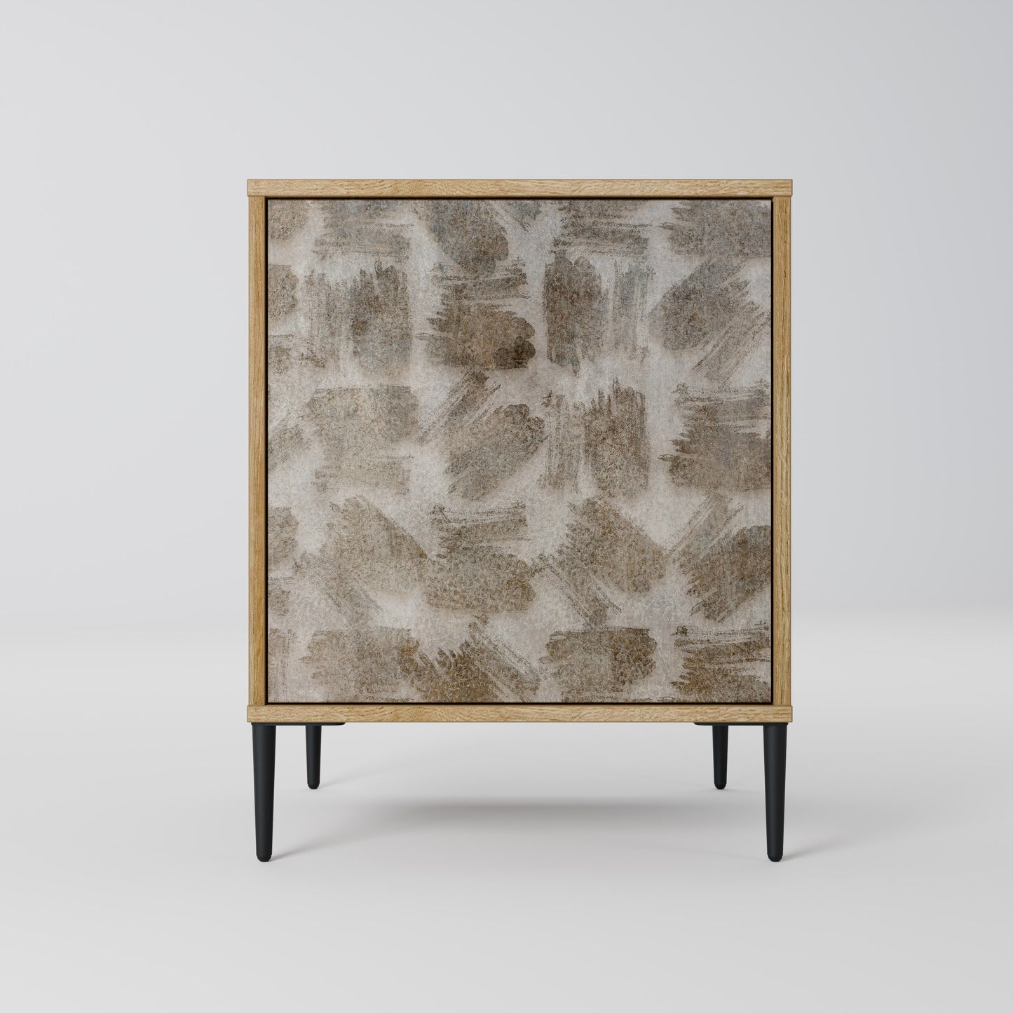 SLIGHTLY BLURRED Madia a 1 anta effetto rovere