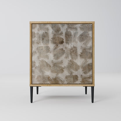 SLIGHTLY BLURRED Madia a 1 anta effetto rovere