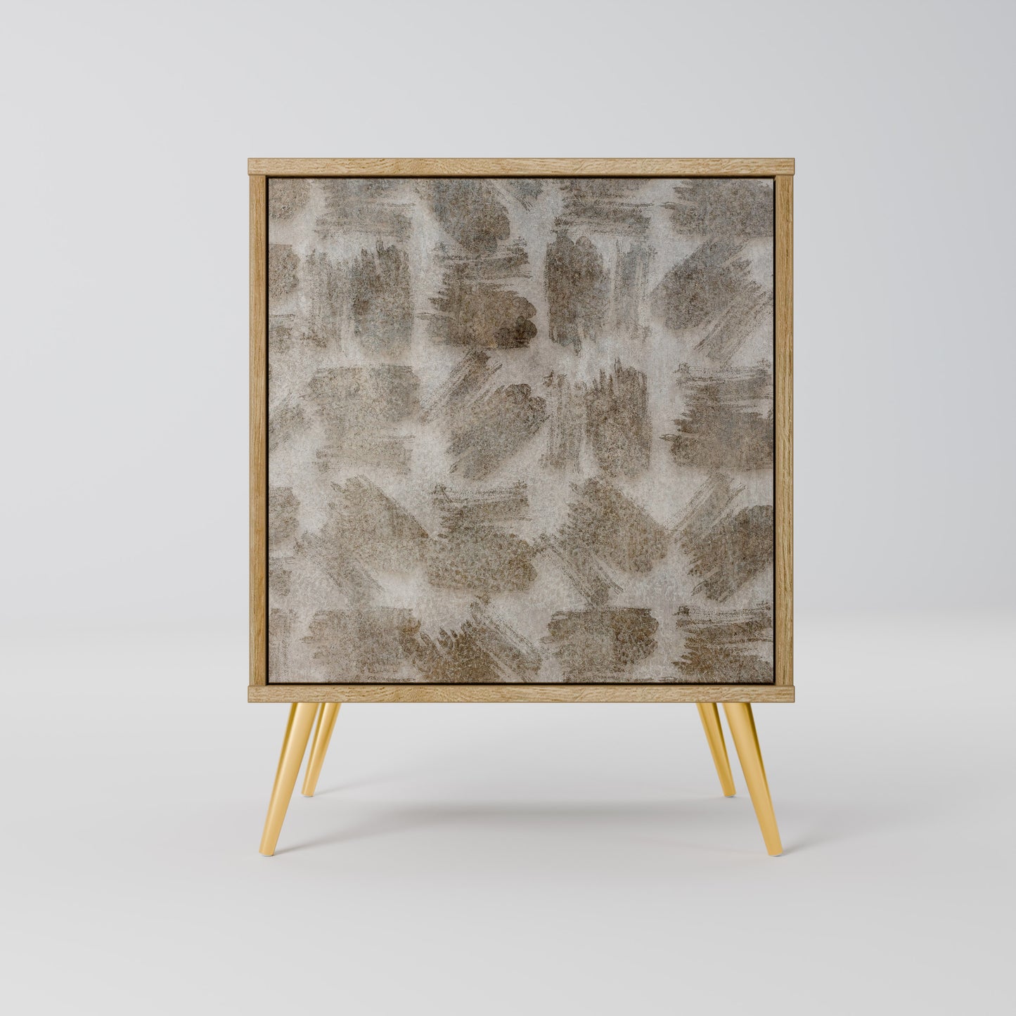 SLIGHTLY BLURRED Madia a 1 anta effetto rovere