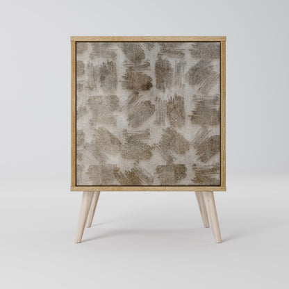 SLIGHTLY BLURRED Madia a 1 anta effetto rovere