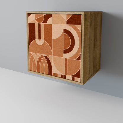 PRISM MOSAIC Madia a 1 anta effetto rovere