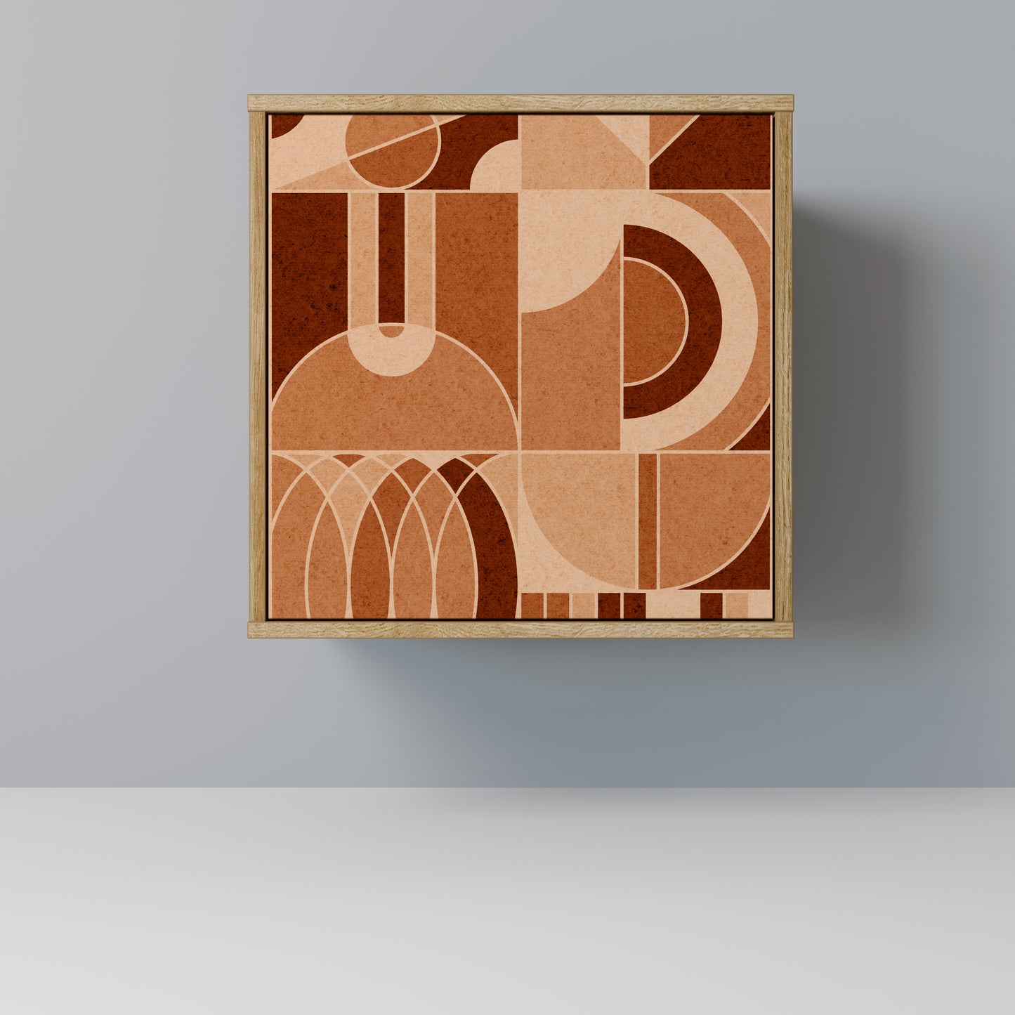 PRISM MOSAIC Madia a 1 anta effetto rovere