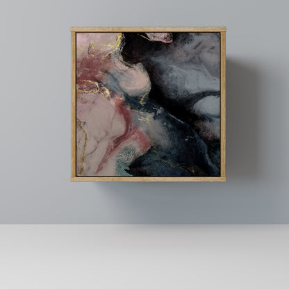 GILDED SWIRLS Madia a 1 anta effetto rovere