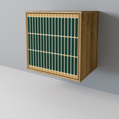 ILUSION GATE Madia a 1 anta effetto rovere