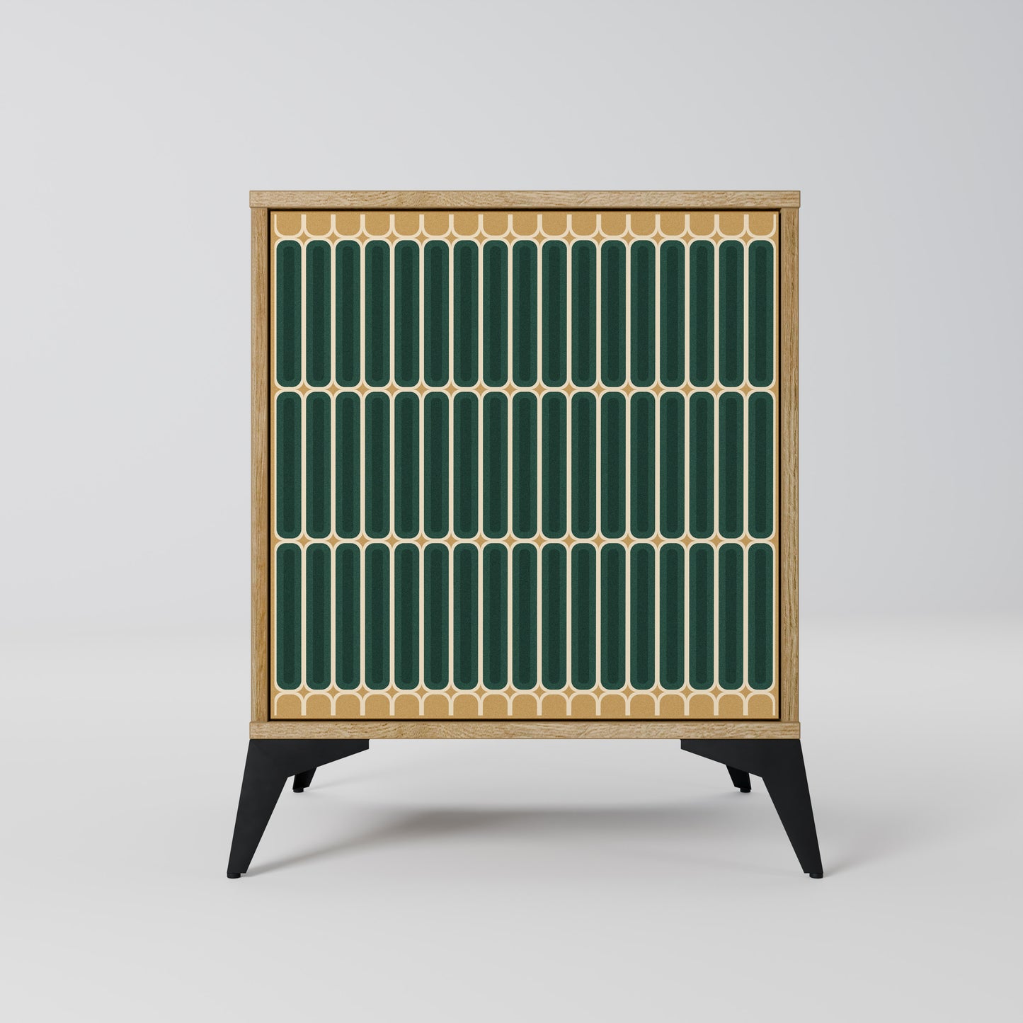 ILUSION GATE Madia a 1 anta effetto rovere