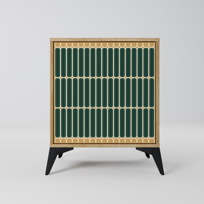 ILUSION GATE Madia a 1 anta effetto rovere