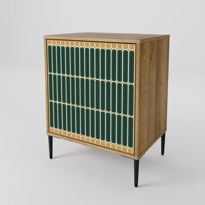 ILUSION GATE Madia a 1 anta effetto rovere