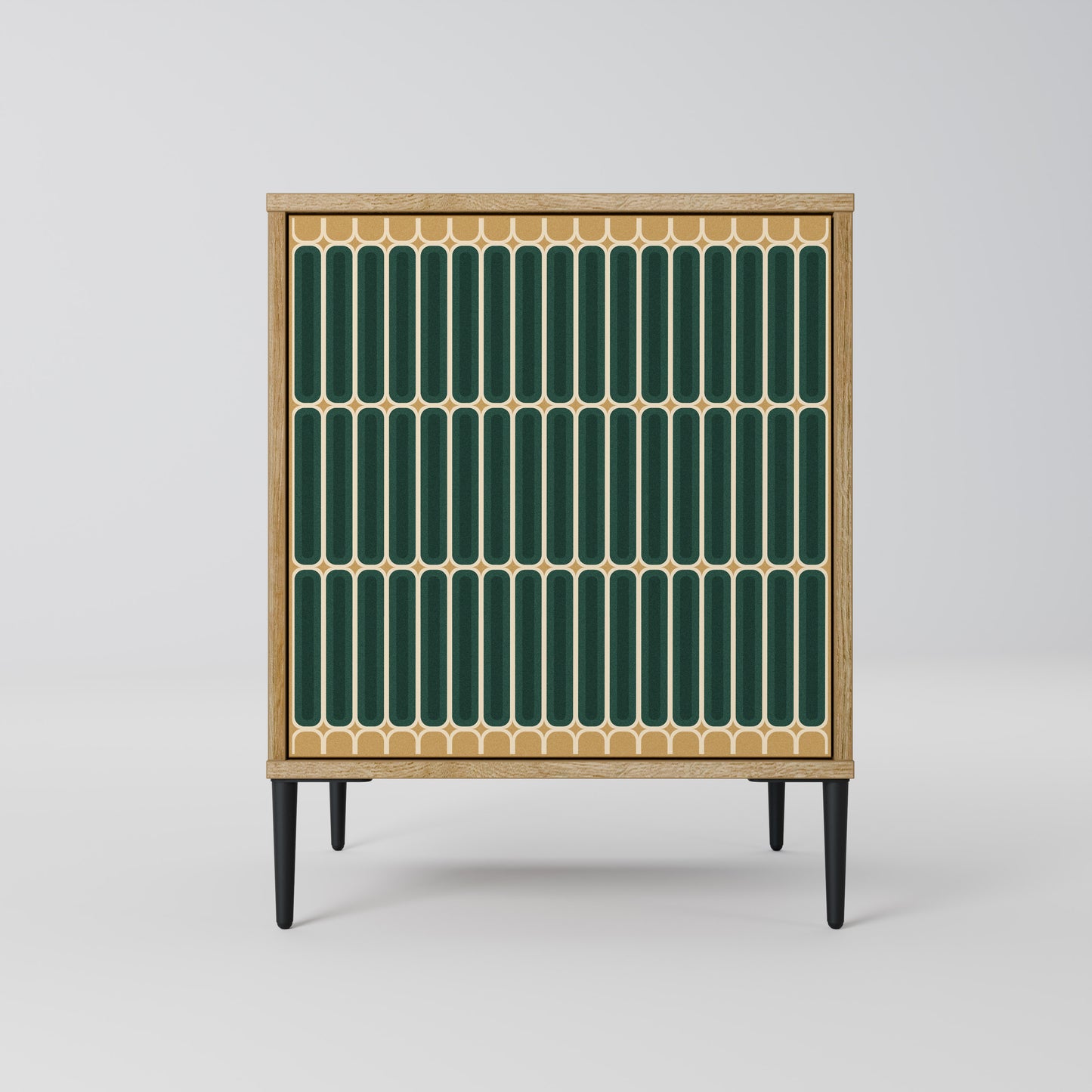 ILUSION GATE Madia a 1 anta effetto rovere