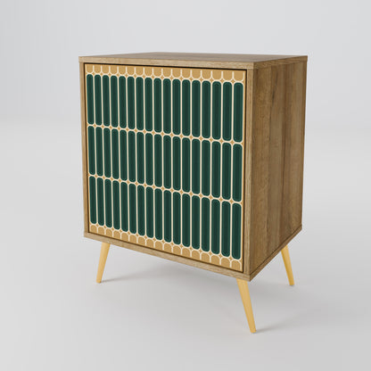 ILUSION GATE Madia a 1 anta effetto rovere