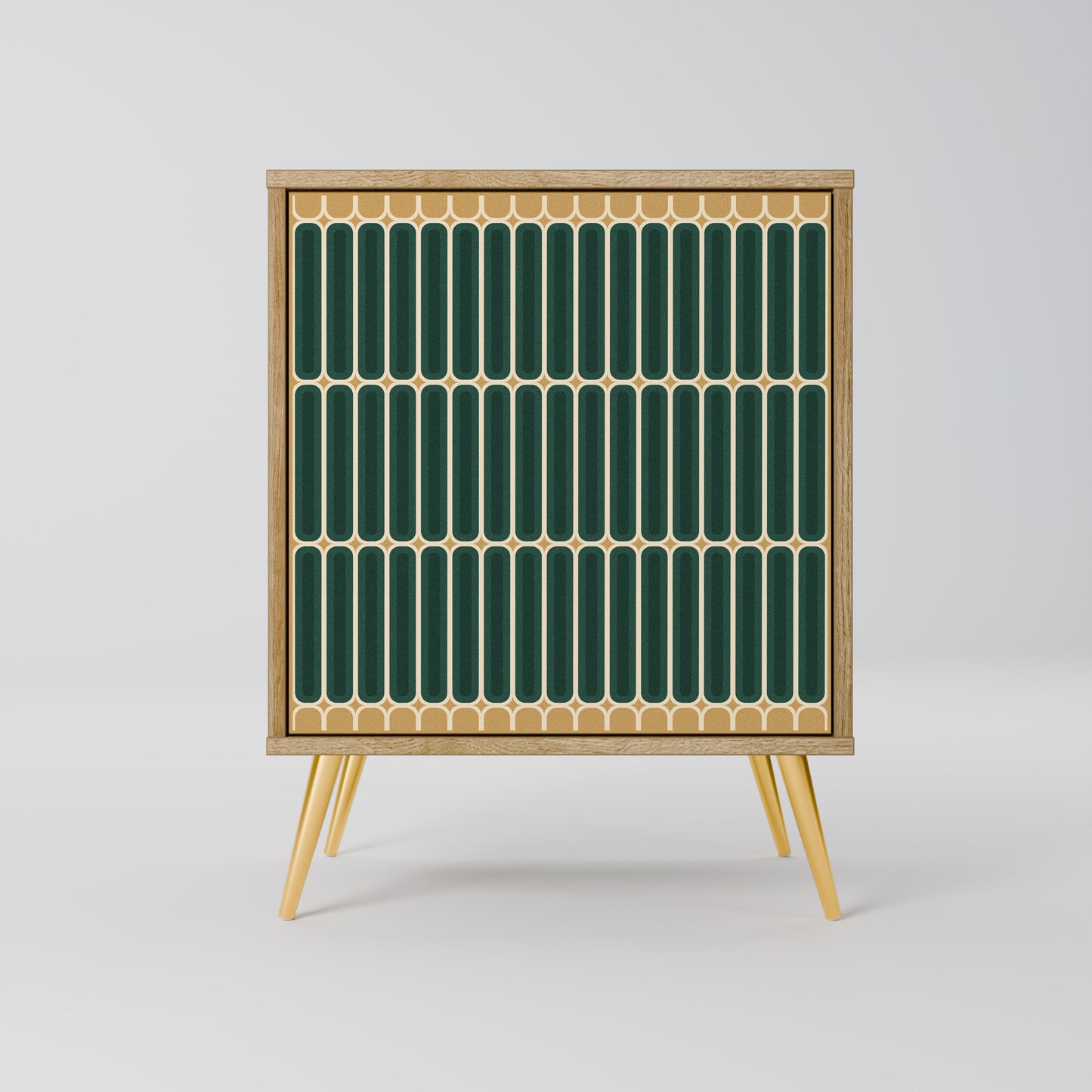 ILUSION GATE Madia a 1 anta effetto rovere