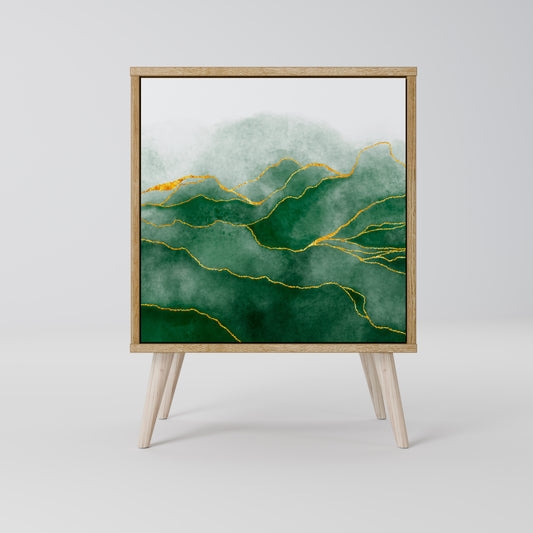 EXPENSIVE NATURE Madia a 1 anta effetto rovere