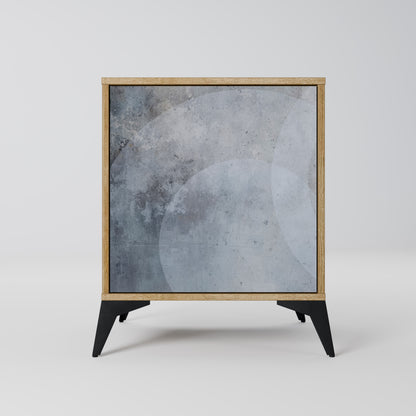 MUTED ARC Madia a 1 anta effetto rovere