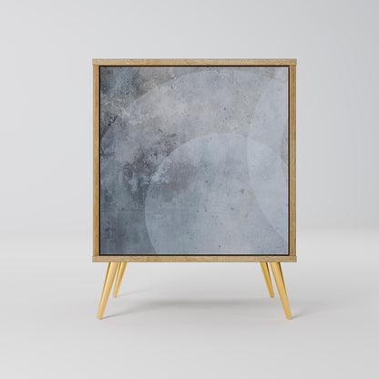 MUTED ARC Madia a 1 anta effetto rovere