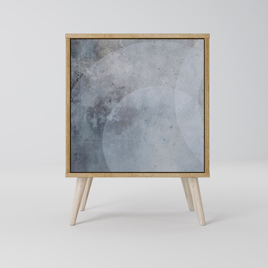 MUTED ARC Madia a 1 anta effetto rovere