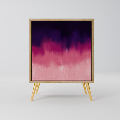 AURORA BOREALIS Madia a 1 anta effetto rovere