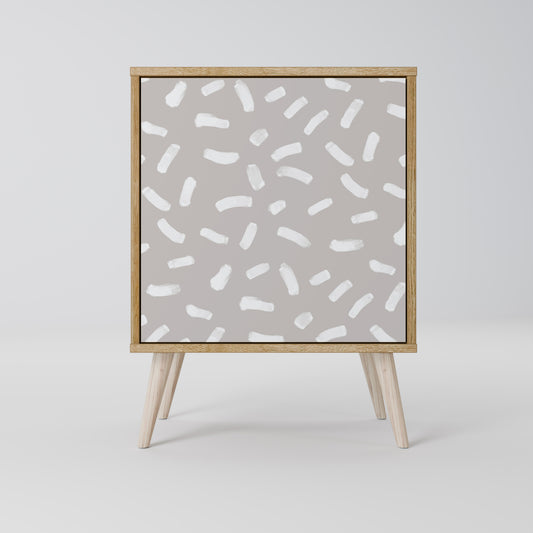 PASSING SECONDS Madia a 1 anta effetto rovere