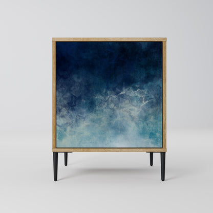 CELESTIAL FALL Madia a 1 anta effetto rovere