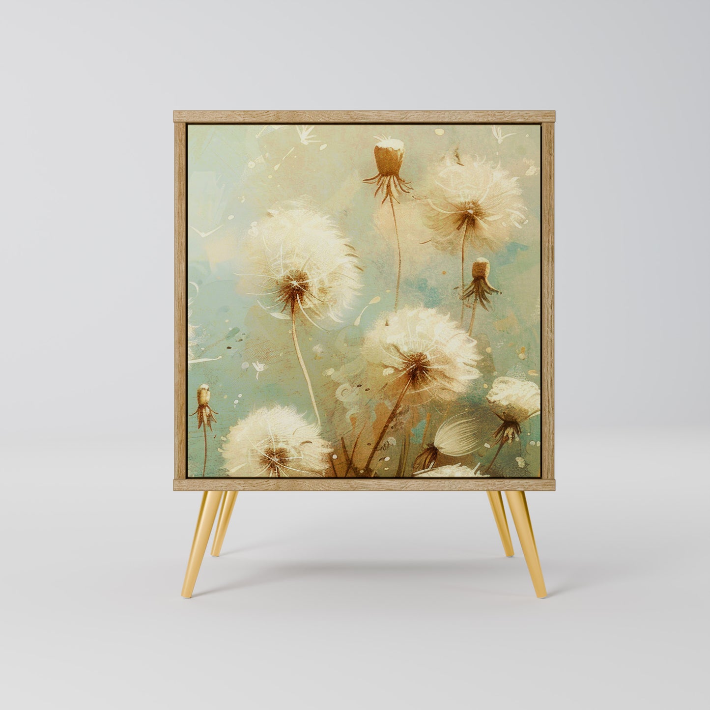 DREAMY MEADOW Madia a 1 anta effetto rovere